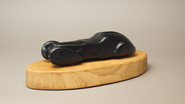 Skulptur mit dem Titel "Aero Bugatti Atlant…" von Cédric Bonfanti, Original-Kunstwerk, Polymer Ton