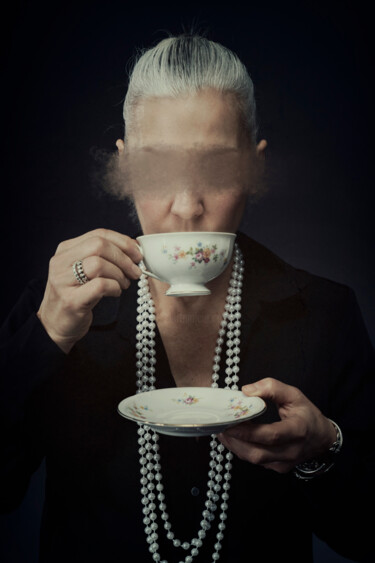 Fotografia zatytułowany „Tea Time dibond” autorstwa Cédric Brion (Studio Clavicule Pics), Oryginalna praca, Fotografia cyfro…