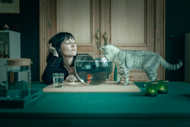 Fotografie getiteld "The Goldfish Bowl I…" door Cédric Brion (Studio Clavicule Pics), Origineel Kunstwerk, Digitale fotograf…