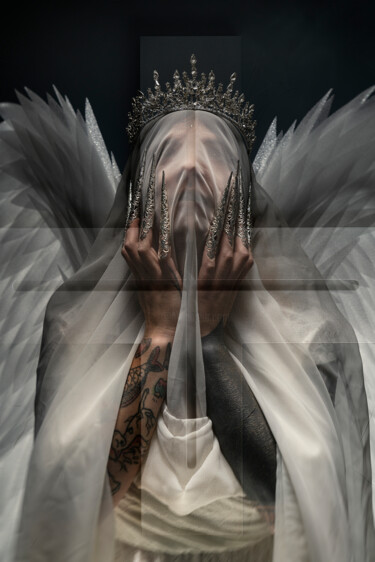 Fotografie getiteld "Dark Angel II" door Cédric Brion (Studio Clavicule Pics), Origineel Kunstwerk, Digitale fotografie