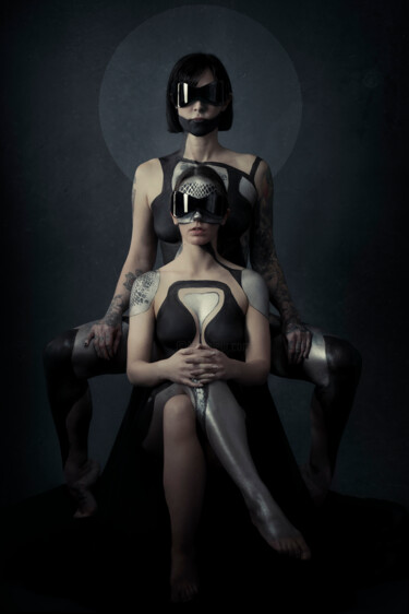 Fotografia intitolato "Futurist Body IX" da Cédric Brion (Studio Clavicule Pics), Opera d'arte originale, Fotografia digitale
