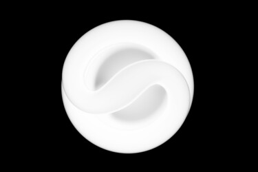 Фотография под названием "spiral bulb 722" - Cedric Caron, Подлинное произведение искусства, Light Painting
