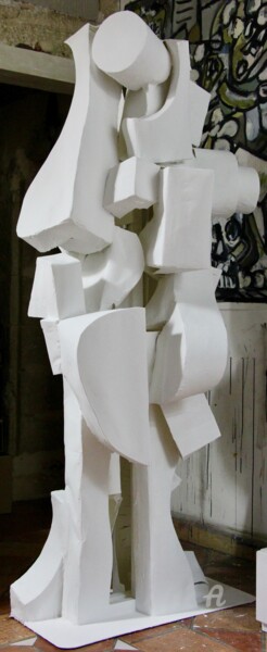 Sculpture intitulée "" La vierge et l'en…" par Cédric Gaillard, Œuvre d'art originale, Autre