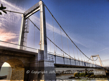 Photography titled "Bridge equipments -…" by Cédric Hajiji, Original Artwork, Manipulated Photography