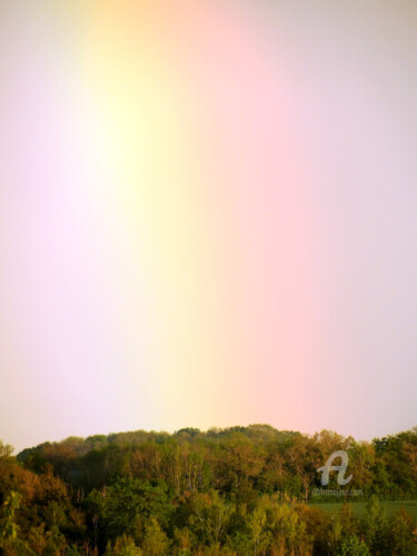 Fotografia intitolato "Concret rainbow on…" da Cédric Hajiji, Opera d'arte originale, Fotografia digitale