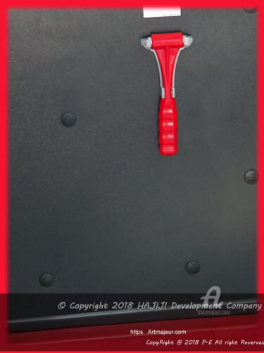 Fotografie getiteld "Red hammer TOOL fr…" door Cédric Hajiji, Origineel Kunstwerk, Digitale fotografie