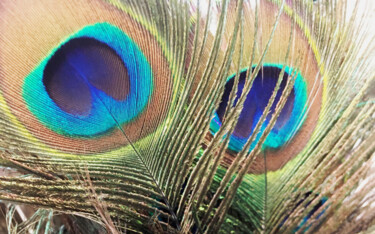 Fotografie mit dem Titel "Turquoise pattern E…" von Cédric Hajiji, Original-Kunstwerk, Digitale Fotografie