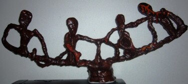 Sculpture titled "Exil" by Cédric Mounir, Original Artwork