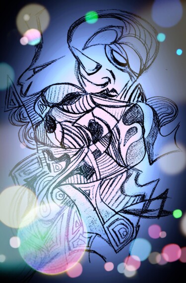 Digital Arts titled "dessin-13-copy.jpg" by Cédric Mounir, Original Artwork