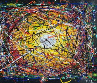 Peinture intitulée "L’Univers Élégant" par Cédric Palobart (Palo), Œuvre d'art originale, Acrylique