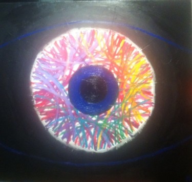 Painting titled "Hypnose" by Cedric Waucquez, Original Artwork