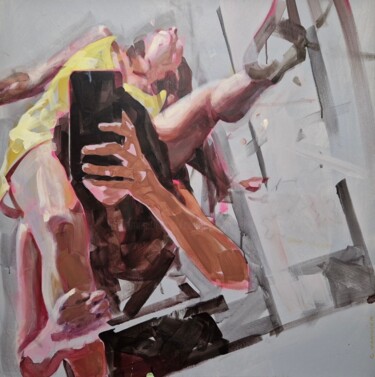 Картина под названием "XXX" - Cedrick Vannier, Подлинное произведение искусства, Акрил Установлен на Деревянная рама для нос…