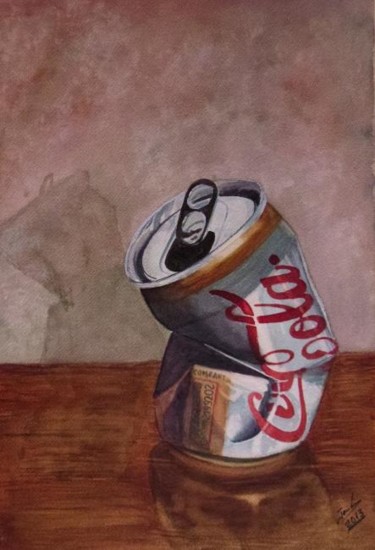 Картина под названием "light sin cafeina A…" - Jose Luis Perez Muñoz, Подлинное произведение искусства