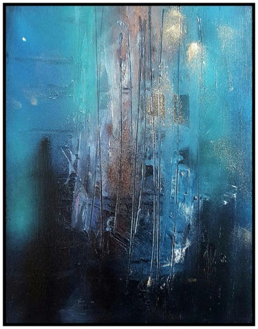 Malerei mit dem Titel "Abysse" von Cel . B, Original-Kunstwerk, Acryl