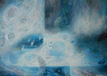 Malarstwo zatytułowany „Незримый мир” autorstwa Наталья Ковалева, Oryginalna praca, Akryl Zamontowany na Drewniana rama noszy