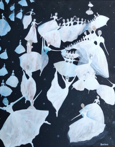 Malarstwo zatytułowany „Щелкунчик” autorstwa Наталья Ковалева, Oryginalna praca, Akryl Zamontowany na Drewniana rama noszy