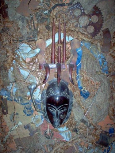 Sculpture titled "Africanidade" by Tina J. Garcia, Original Artwork