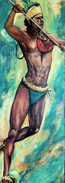 Pintura titulada "Camillo" por Celi Tessier, Obra de arte original, Acrílico Montado en Bastidor de camilla de madera