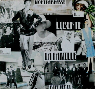 Collages intitolato "Folles" da Célia Colic, Opera d'arte originale, Collages