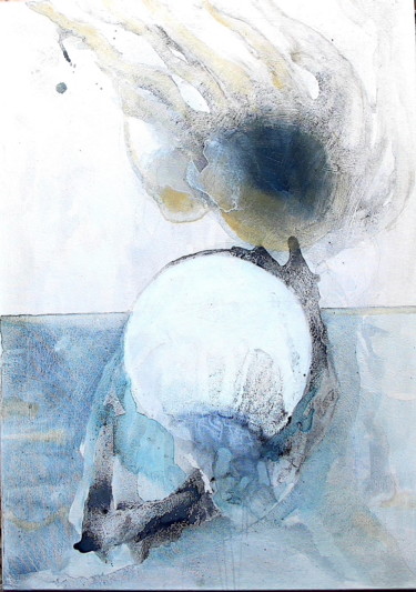 Pintura titulada "Emerging" por Celia Kettle, Obra de arte original, Acrílico Montado en Bastidor de camilla de madera
