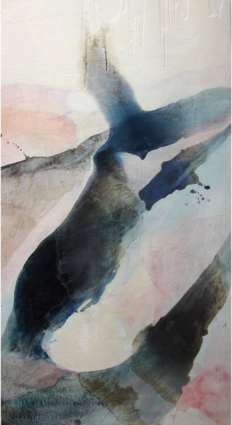 Submerged Peinture intitulée "Submerged" par Celia Kettle, Œuvre d'art originale, Acrylique