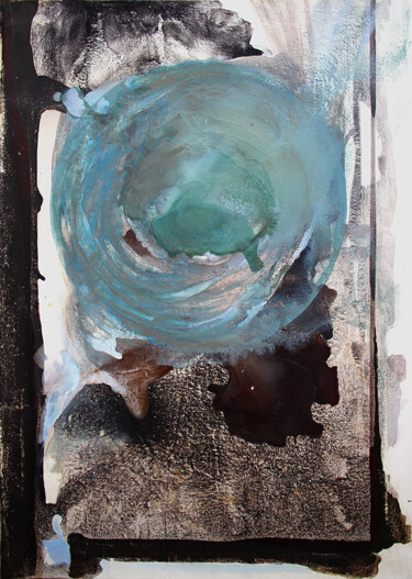 Картина под названием "Unravelling" - Celia Kettle, Подлинное произведение искусства, Акрил Установлен на Деревянная рама дл…