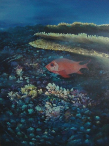 Pintura intitulada "Corais" por Célia Marinho, Obras de arte originais