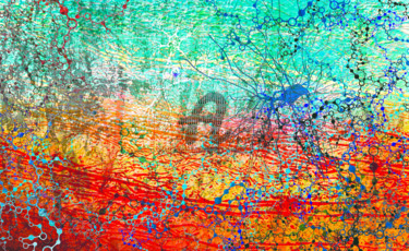 Цифровое искусство под названием "Connexions" - Célina Grimardia, Подлинное произведение искусства, Цифровая живопись