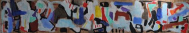 Malerei mit dem Titel "Cotton club" von Céline Bron, Original-Kunstwerk, Acryl