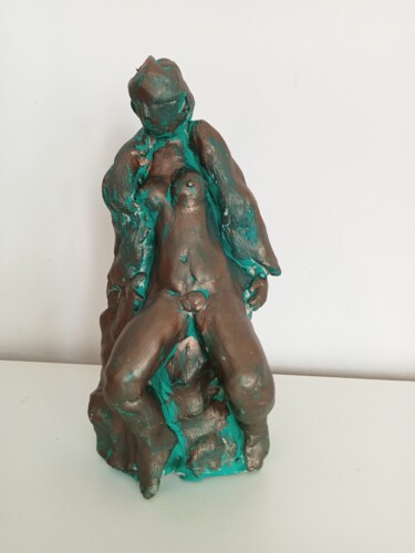 Sculptuur getiteld "Cabaret" door Céline Estelle, Origineel Kunstwerk, Klei
