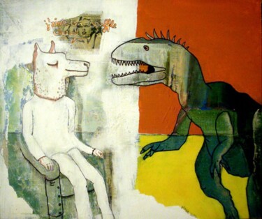 Painting titled "j-aime-ton-souffle-…" by Céline Mahe, Original Artwork
