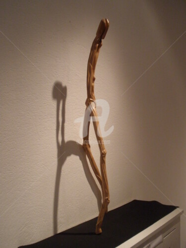 Rzeźba zatytułowany „FUSION."CORPS DANSA…” autorstwa Céline Pariggi (Wen Dao), Oryginalna praca, Drewno