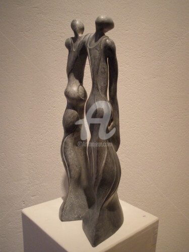 Sculpture titled "n-8-les-demoiselles…" by Céline Pariggi (Wen Dao), Original Artwork, Ceramics
