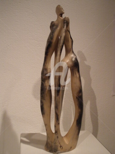 Sculpture titled "n-3-corpo-multiplo.…" by Céline Pariggi (Wen Dao), Original Artwork