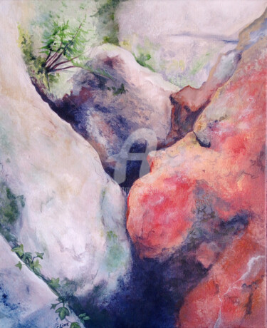 Malerei mit dem Titel "Mère Nature" von C.Line, Original-Kunstwerk, Acryl