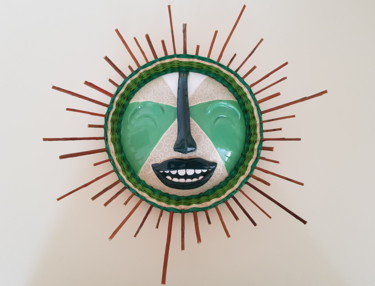 Scultura intitolato "Mise au green" da Céline Sicard, Opera d'arte originale, Ceramica