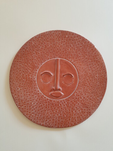 Sculpture titled "Nuna" by Céline Sicard, Original Artwork, Ceramics