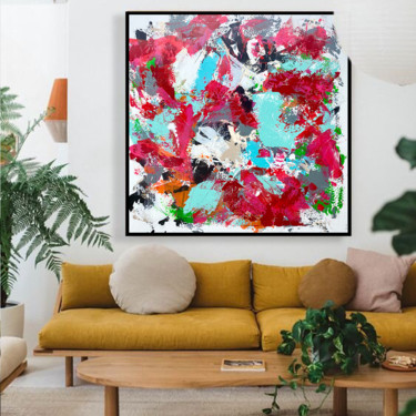 Painting titled ""Rêverie"" by Céline Weber, Original Artwork, Acrylic