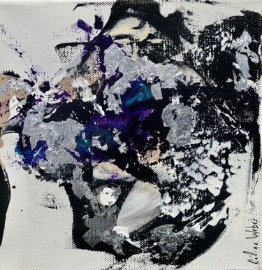 Painting titled "Fragments-2" by Céline Weber, Original Artwork, Acrylic