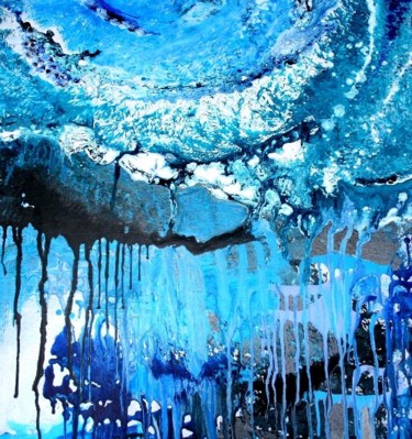 绘画 标题为“Grotte Sous-Marine” 由Cel Ine, 原创艺术品, 油