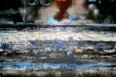 Картина под названием "Nuit d'éclipse" - Cel Ine, Подлинное произведение искусства, Масло