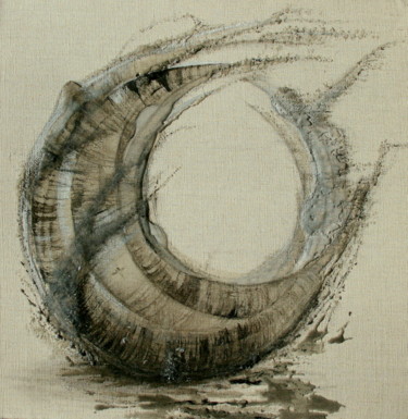 Peinture intitulée "Le rouleau compress…" par Cel Ine, Œuvre d'art originale, Huile