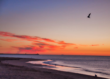 La plage de Gruissan Photographie intitulée "La plage de Gruissan" par Céline Pivoine Eyes, Œuvre d'art originale, Photographie numérique