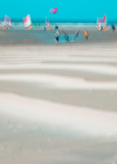 Photographie intitulée "Sport de mer" par Céline Pivoine Eyes, Œuvre d'art originale, Light Painting