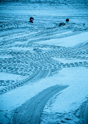 Photography titled "La plage du Touquet" by Céline Pivoine Eyes, Original Artwork, Digital Photography