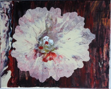 Peinture intitulée "Fleur d'été" par Ivana Celino, Œuvre d'art originale, Acrylique