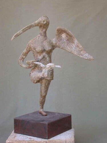 Sculpture titled "Iyami Oxorongá" by Celso Cunha Neto, Original Artwork