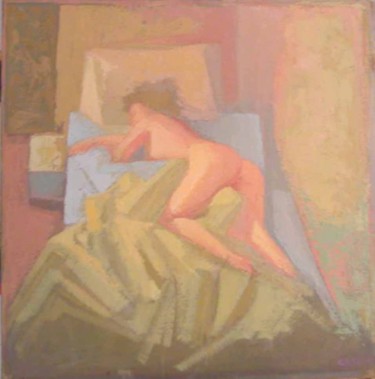 Peinture intitulée "Le Sommeil" par Mumtaz Celtik, Œuvre d'art originale