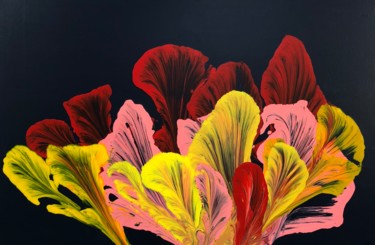 Malerei mit dem Titel "Fleurs sauvages.jpg" von Cendrique Nouchy-Desjeux (Cendrique Art), Original-Kunstwerk, Acryl