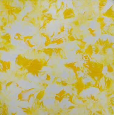 Peinture intitulée "bouquet-jaune.jpg" par Cendrique Nouchy-Desjeux (Cendrique Art), Œuvre d'art originale, Acrylique